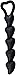 Black Velvets Silicona Enchufe en Noir