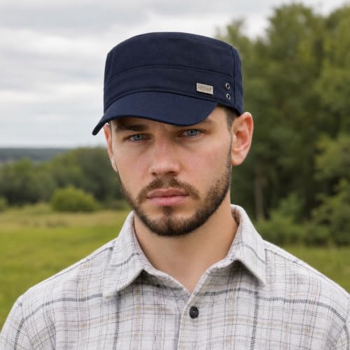 Image of Unisex Basic Cadet Army Caps Everyday Military Style Hat