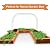 Mr.Ton Garden Arch Trellis for Climbing Plants Outdoor, Metal 7.8ft Halloween Arch Archway, Raised Garden Bed Arches, Wedding Arch, Green