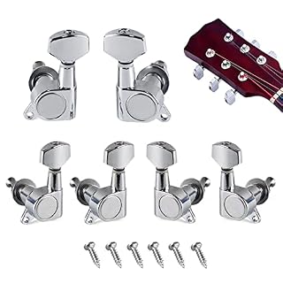 Guitar Machine Head Tuners 3L3R Guitare Tuning Pegs Guitare Cordes Accordage Clé Pegs Mécaniques de Guitare Acoustique… - Les Beatles, Paul McCartney, John Lennon, RIngo Starr, George Harrison
