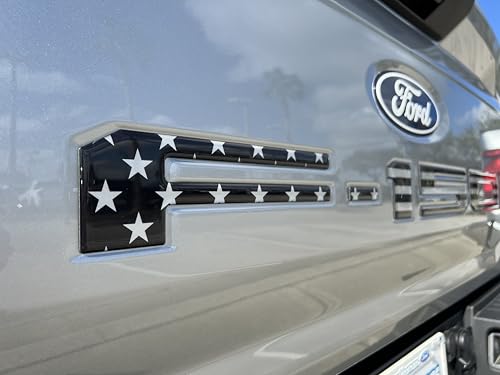 Image of F-150 Tailgate Emblem Letter Inserts - Compatible with 2021-2026 F-150
