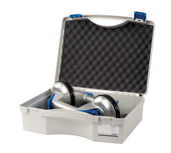Kipphebelsauger VERIBOR blue line 2-Kopf Saugheber-Set, 2 Stück in praktischen Transportkoffer BO S2.421 Nachfolger vom BO S2.4BL