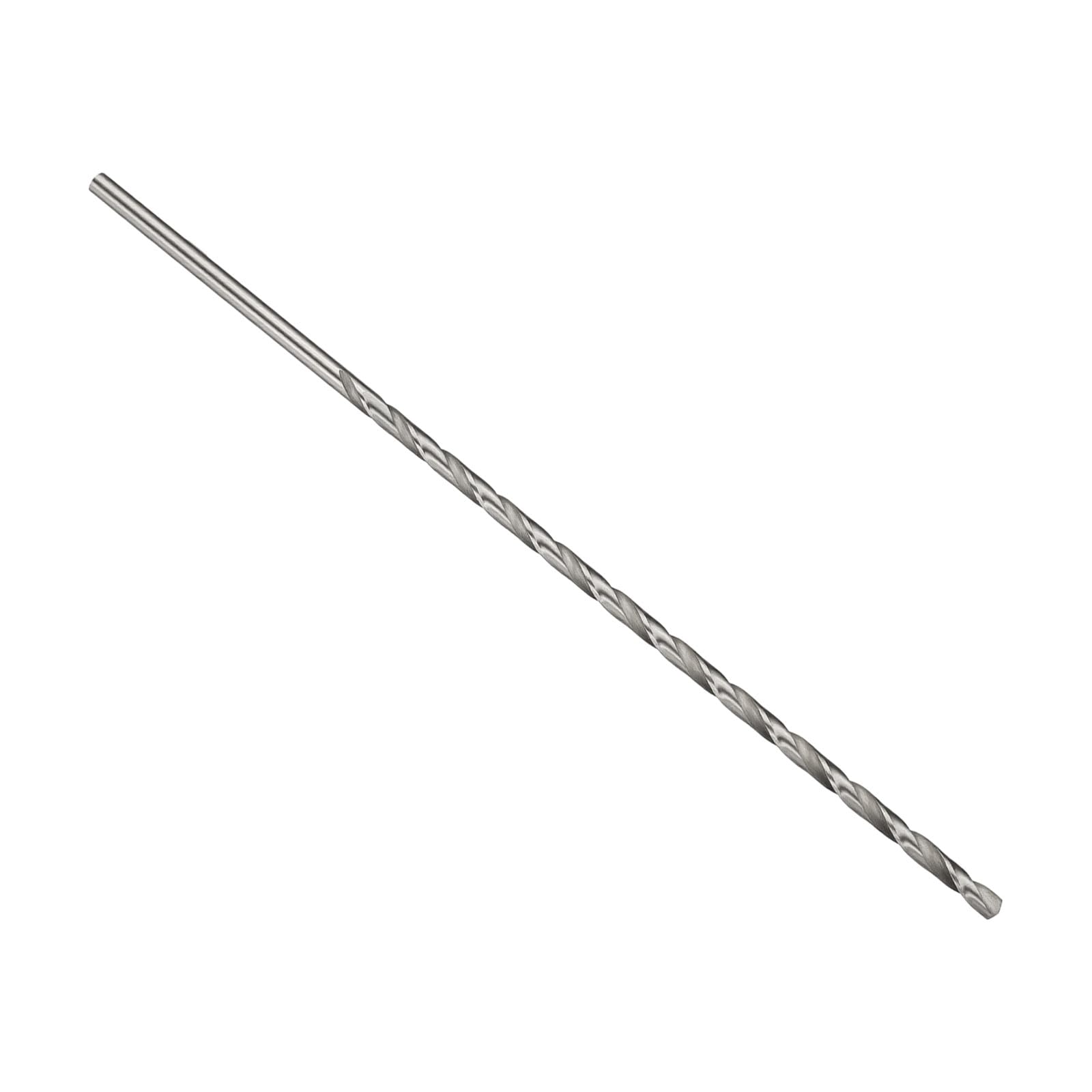 PATIKIL 5.2mm Drill Bit, 250mm Extra Long Straight Shank Bits M2 High-Speed Steel 135° Uncoated for Stainless Steel Hard Metal