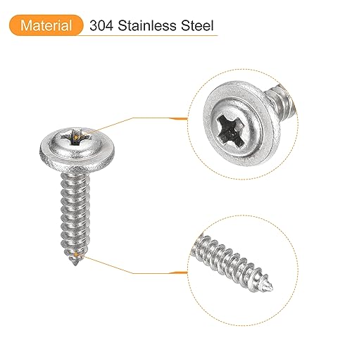Tornillo Autorroscante Phillips ST2.3x10mm 100pcs Acero Inoxidable miniatura 4