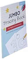 Jumbo Tracing Book for Toddlers and Preschoolers: Alphabet Tracing Practice Activity Book for Kids 2-5 with Letters, Numbers and Shapes B089CQCHGL Book Cover