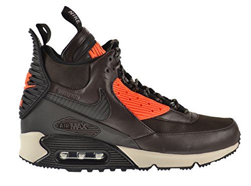Nike Air Max 90 Winter Men's Sneaker Boots Velvet Brown/Black-Hyper Crimson 684714-200