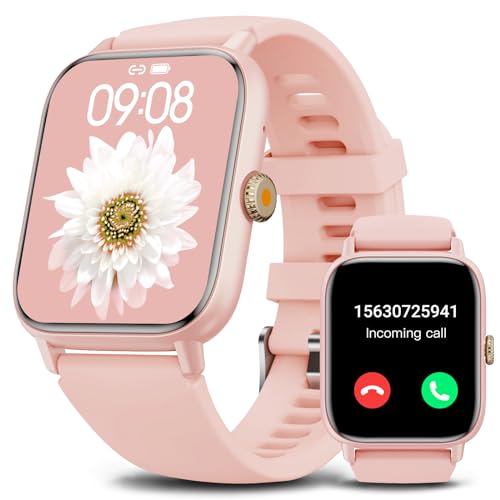 BEYCED Smart Watch for Men Women with Bluetooth Call, Activity Fitness Tracker Heart Rate Sleep Monitor Pedometer,1.85" Touch Screen with 100+ Sport Modes, IP67 Waterproof Smartwatch for Android iOS