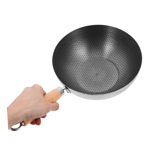 Wok de acero inoxidable STOBAZA sin recubrimiento miniatura 7