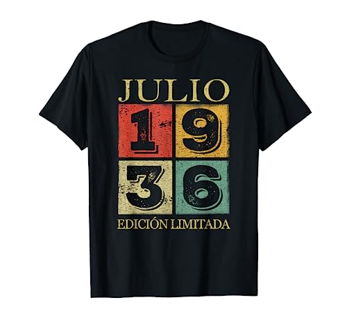 Julio 1936 Cumpleaños nacen en Julio De 1936 Regalo Camiseta