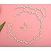 Brides Bridesmaid Flower Leaf Choker Necklace Dangle Earrings Link Bracelet Austrian Crystal Wedding Jewelry Set for Prom Costume Party Accessories for Woman (Light Rose-Gold Plated)