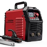 ARCCAPTAIN Saldatrice Elettrodo ARC 200A, 230V MMA Inverter Saldatrice con Ampio Display LED-SYN Controllo Collaborativo, Avere Lift TIG Funzione/IGBT/Anti-Stick/Avvio a Caldo/Protezione Termica