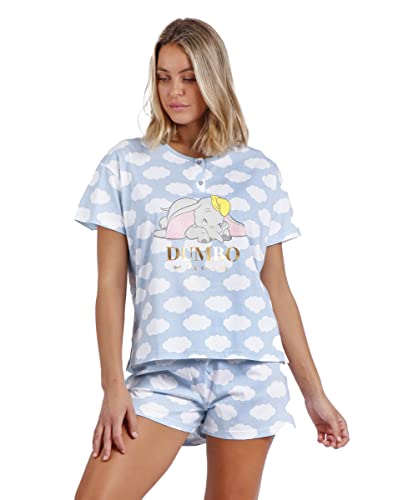 Disney Pijama Manga Corta Dumbo para Mujer