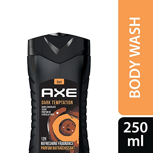 AXE Dark Temptation 3 In 1 Body, Face & Hair Wash for Men, Long-Lasting Refreshing Dark Chocolate Fragrance, Natural Origin Ingredients, Removes... - Image 2