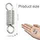 ALLY-MAGIC Zugfedern mit Haken, Zugfeder 40mm, Druckfedern, 2 Stück Spannfeder für Werkzeuge Geräte Handwerkzeuge Auto E21-LSTH