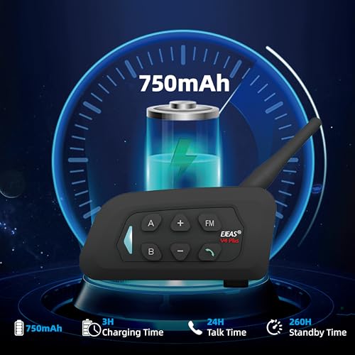 EJEAS V4 Plus 4-Rider Intercom