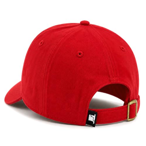 Image of USA Flag & Embroidery Premium 100% Cotton Low Profile Adjustable Baseball Dad Cap
