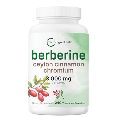 Berberine with Ceylon Cinnamon & Turmeric 3,000mg