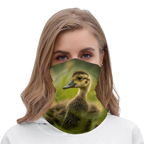 Neck Gaiter Face Mask Breathable Wind-Proof Face Cover Little Duck in The Grass Sun Cooling Dustproof Mask Balaclava Bandana Headwear for Men Women miniatura 4