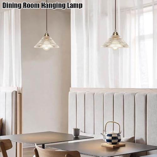 Lámpara colgante de cristal de diseño creativo y base E27 con acabados minimalistas premium 5