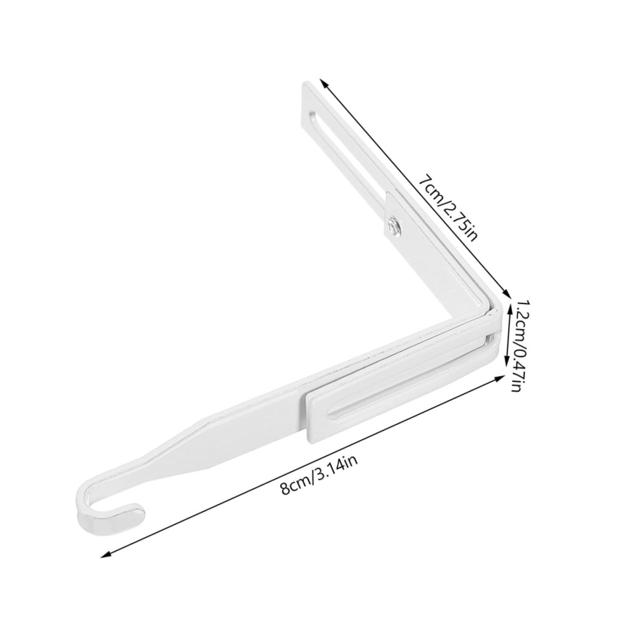 Cabilock 2pcs Metal Cabinet Hooks Hanging Peg Hook Hooks Over The Door Closet Hooks Home Cabinet Hooks Drawer Hooks Cabinet Hanging Holder Adjustable Partition Hook Hangers White