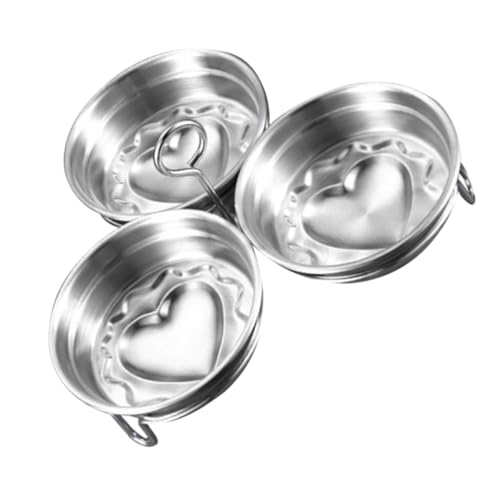 STOBAZA Egg Mold Set 3pcs Metal Egg Shaper Baking Tool Perfect for Boys and Girls