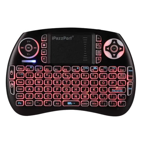 iPazzPort Mini Bluetooth & 2.4GHz Wireless Keyboard with...
