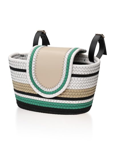 Handmade Bike Basket Front, Woven Bicycle Baskets for Adult Bikes, Rustic Detachable Handlebar Bike...