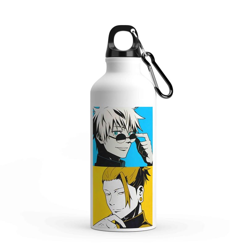 Image of Bigbro Anime Print Aluminum Sipper Water Bottle 750ML | Leak-Proof, Lightweight, Durable | Sports, School, Gym, Home, Office, Travel For Boys /Girls Gift Brother, Sister, Friends, Adults-D12
