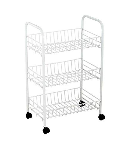 CONFORTIME Multicolor Carrito Verdulero Blanco, Talla única