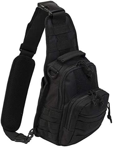 DEPARTED Tactical Sling Pack Military Rover Shoulder Daypack Outdoor Chest Pack Shoulder Backpack for Fly Fishing Camping Hiking Trekking Bag for Men and Women - Image 3