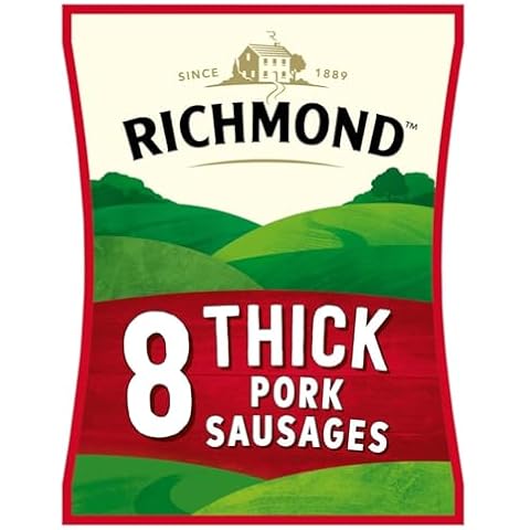 Richmond 8 Thick Pork Sausages 410g Cover