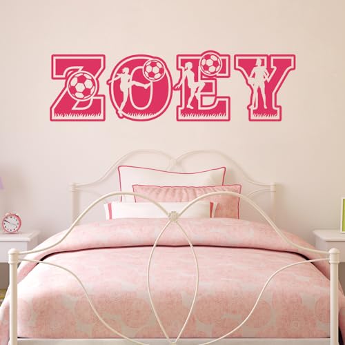 Vinilo decorativo personalizado de fútbol para habitación miniatura 2