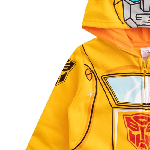 Hasbro Transformers One Optimus Prime and Bumblebee Boys Zip Up Hoodie for Big Kids3