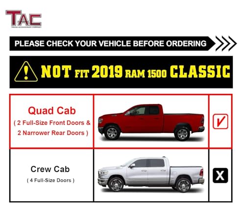 Estribos TAC Sniper para Ram1500 2019-2026 2 piezas miniatura 4