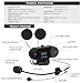 FreedConn Motorcycle Helmet Bluetooth Intercom Kit, TCOM-SC Motorbike Helmet Intercom Interphone Headset, for 2 or 3 Riders, LCD Screen/FM Radio/Mobile phone/MP3/GPS Connective/Range 800m(1 Pack)