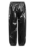 Le pantalon mi-long Tour de Taille avec surface métallique scintille sous la lumière et rend votre enfant accrocheur dans la foule