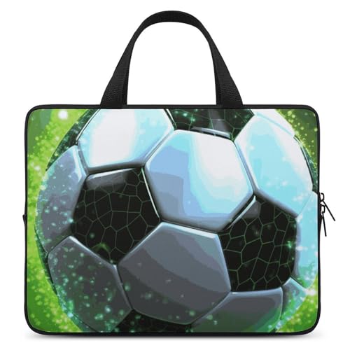 Pochette ordinateur portable 10 pouces football à offrir pour un anniversaire d'enfant