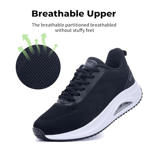 Image of IIV Women's Walking Shoes | Arch Support Orthotic Tennis Shoes | Plantar Fasciitis Sneakers for Pain Relief