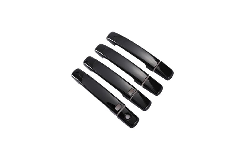 Mlhoghigd Black 2 Buttons Door Handle For Qashqai For J10 2007-2013 Car Door Handle Cover Stickers Styling Accessories
