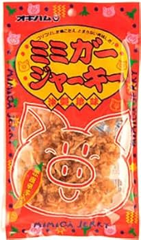 【激安】ミミガージャーキー 23g×20袋　オキハム人気商品 おつまみ 珍味 楽天市場】オキハム ミミガージャーキー（大）23g │沖縄お土産