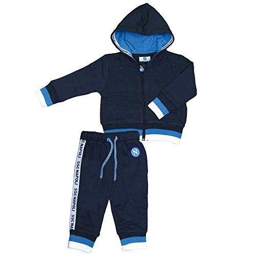 SSC Napoli Tuta Felpa Aperta con Zip E Cappuccio N90692-N90670-N90693...