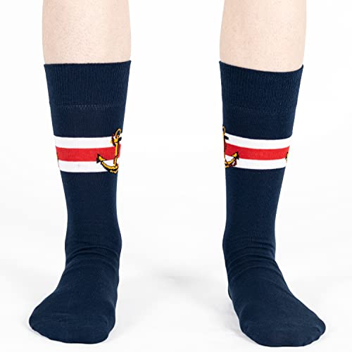 Image of Mysocks Unisex Extra Fine Combed Cotton Crew Socks |Colourful Designs | Seamless Toe | Make Your Steps Enjoyable