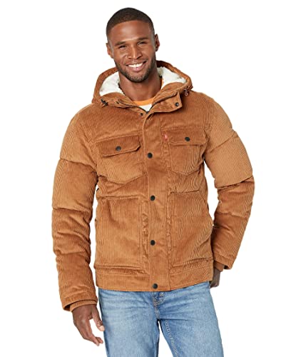 Image of Levi's Men's Performance Hooded Puffer Trucker Jacket (Regular & Big & Tall Sizes)