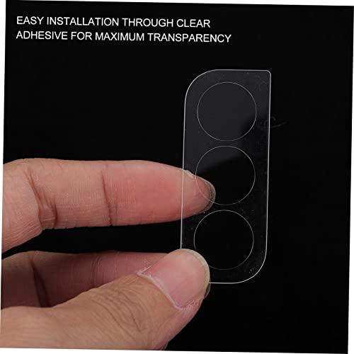 Angoily 3 Peças De Filme De Lente Protetor De Câmera Traseira Acessório De Telefone Protetor De Lent