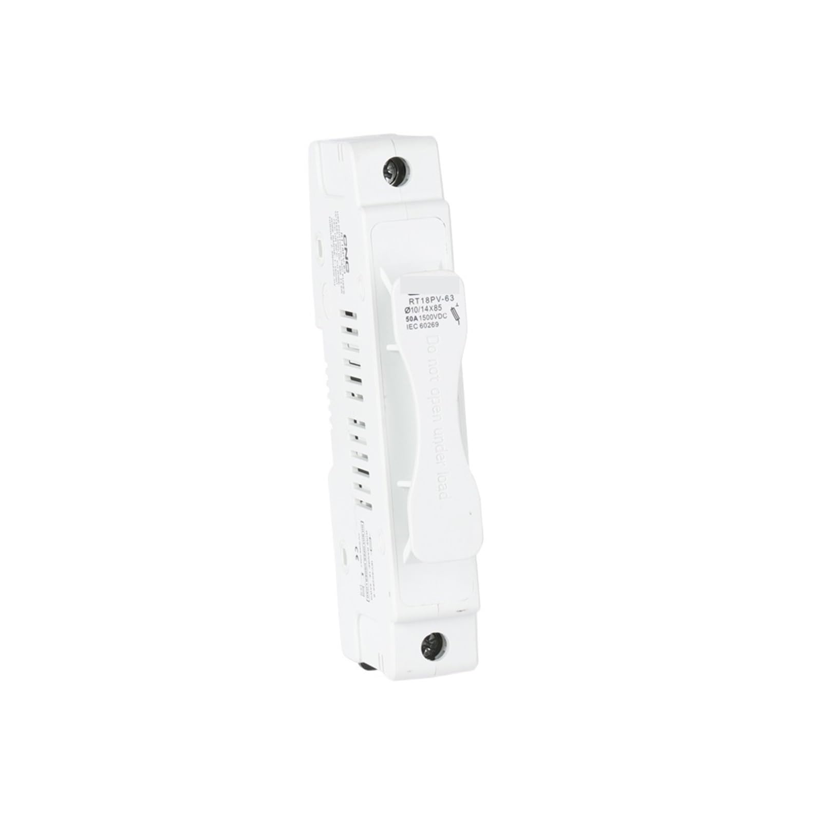 Porte-fusible photovoltaïque 1P 1500V DC RT18PV-63 fusible 10x85mm