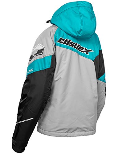 Castle X Women's Code Jacket in Silver/Turquoise/Charcoal Size Small2