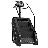 SPART Stair Stepper with LED Screen, Commercial Grade Stepmill Exercise Machine, 15 Speed Levels Stair Climber Stepping Exercise Machine for Cardio Workouts Home Gym, 15-164 Steps/Minute, Black
