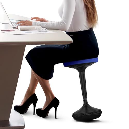 Image of Wobble Stool Standing Desk, Flexible Seating Adjustable Office Ergonomic Seating, Wobble Stools for Alternative Classroom Seating, Active ADHD Chair, Wiggle Chairs