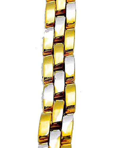 Golden/Two Tone Bracelet for Men (G11002) (B09FYSRW59) Amazon Price History, Amazon Price Tracker