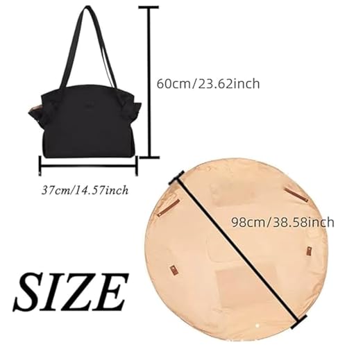 Litex Eloure Saint Chevelle Bag,Eloure Collapsible Tote Shopping Bag,Saint Chevelle Grocery Tote Foldable Travel Camp Bags2